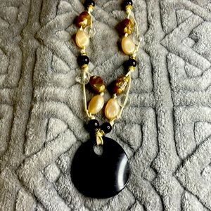 Boho beaded necklace